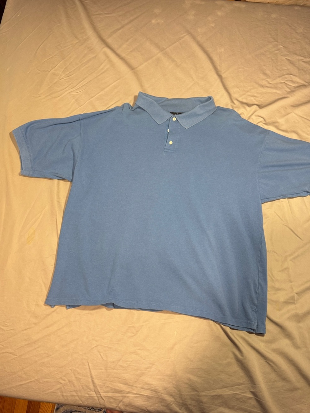 Reebok Men's Sky Blue Polo Shirt